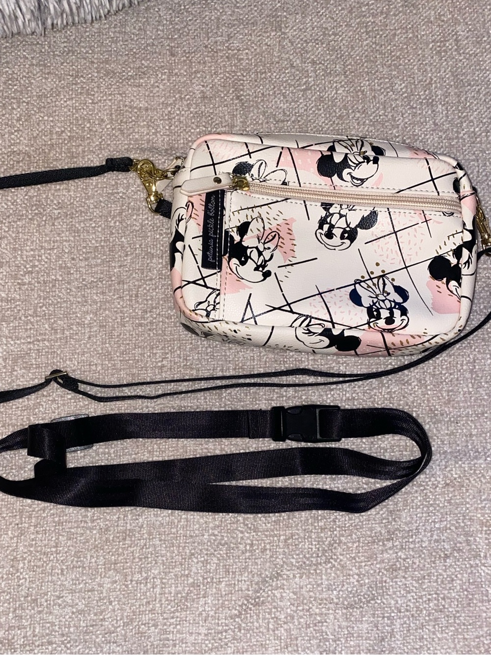 Petunia Pickle Bottom Disney Minnie Mouse Adventurer Belt Bag – Shimmery Pink